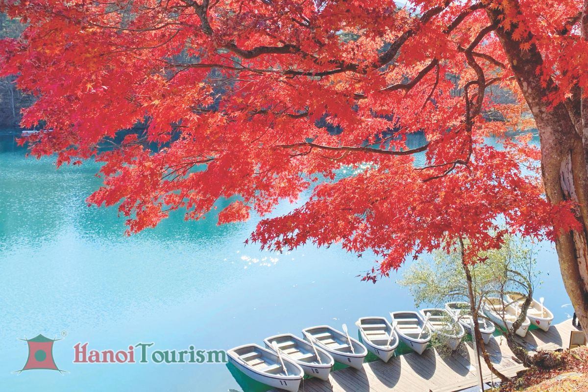 Hồ Ngũ Sắc - Fukushima - Nhật Bản - Mùa thu