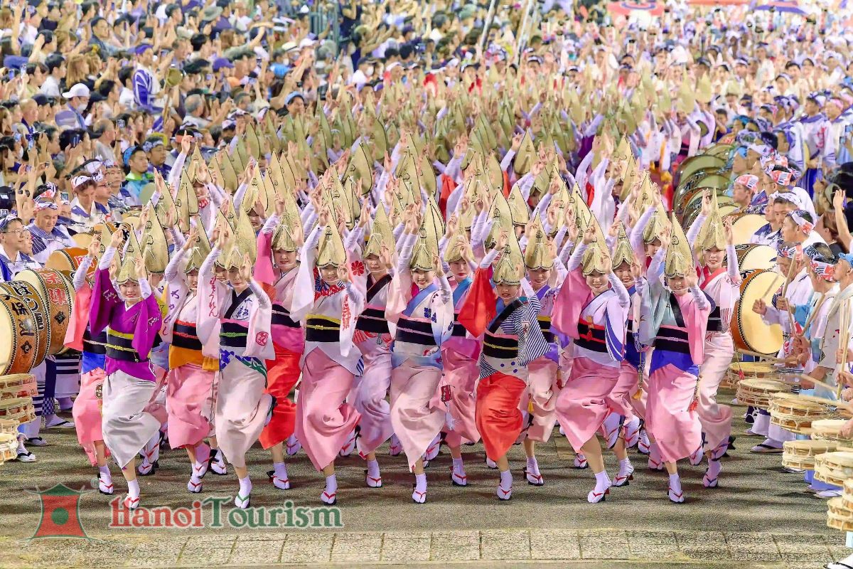 Awa Lễ hội múa Odori Matsuri - Nhật Bản