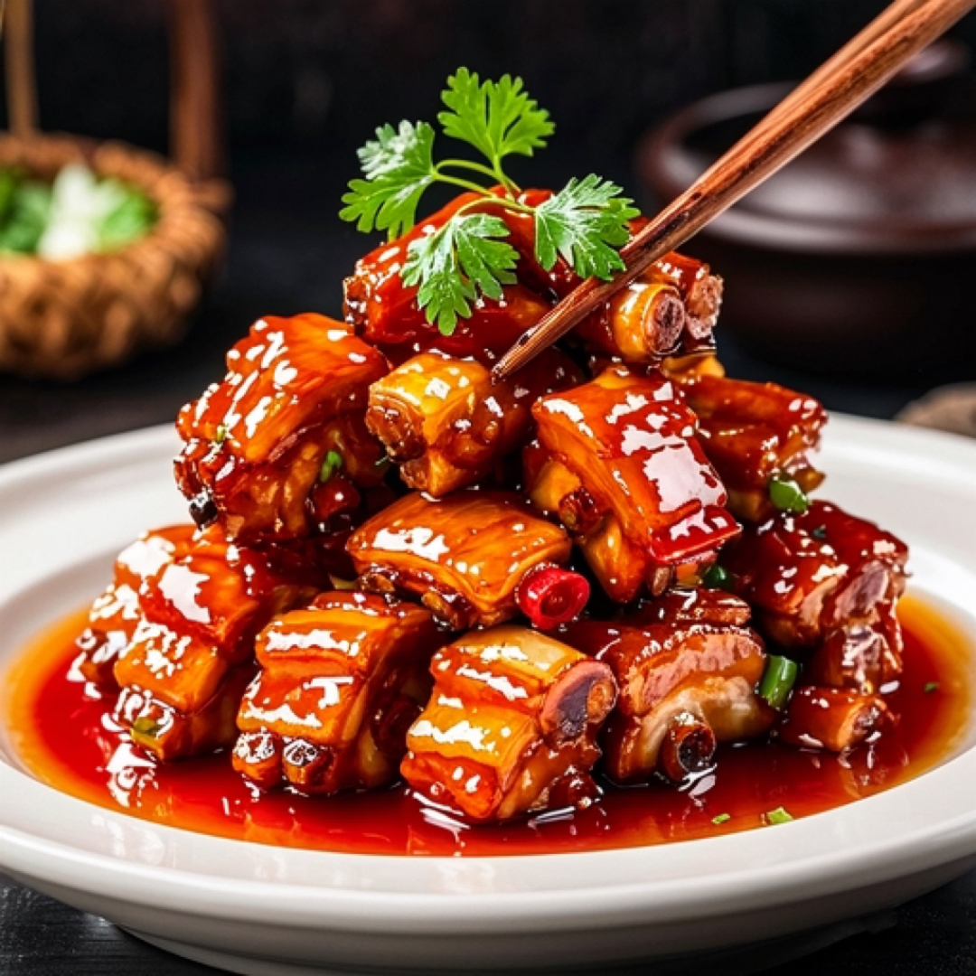 Sườn sốt chua ngọt Thượng Hải