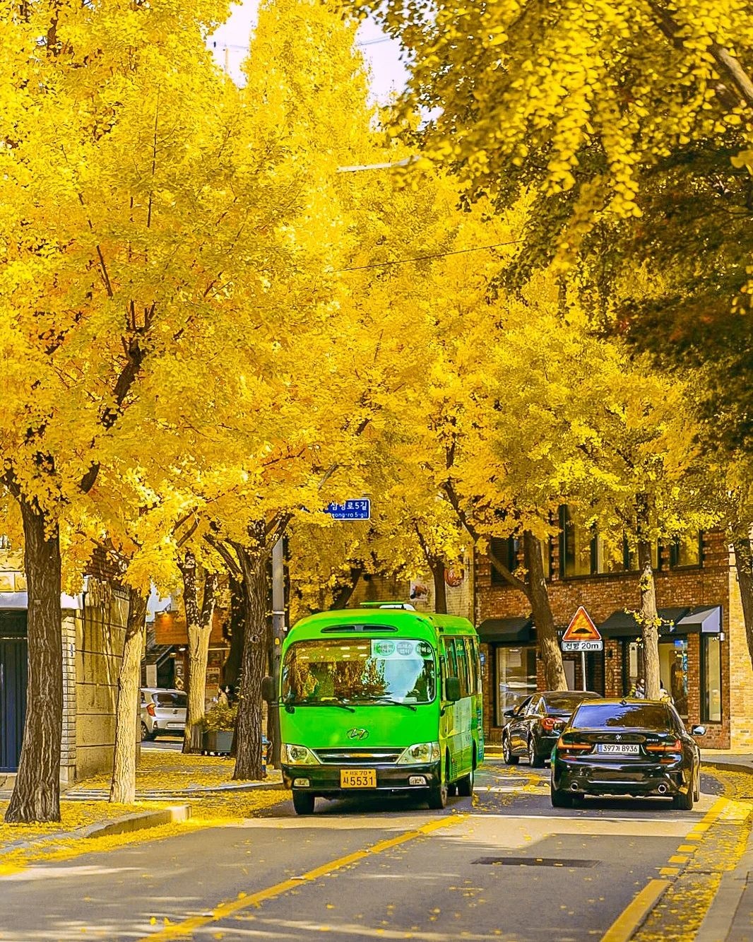 Samcheong-dong mùa thu